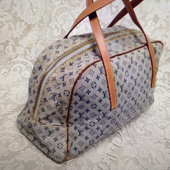 Louis Vuitton Marie Mini White-Blue Denim Handbag - Picture 6 of 15